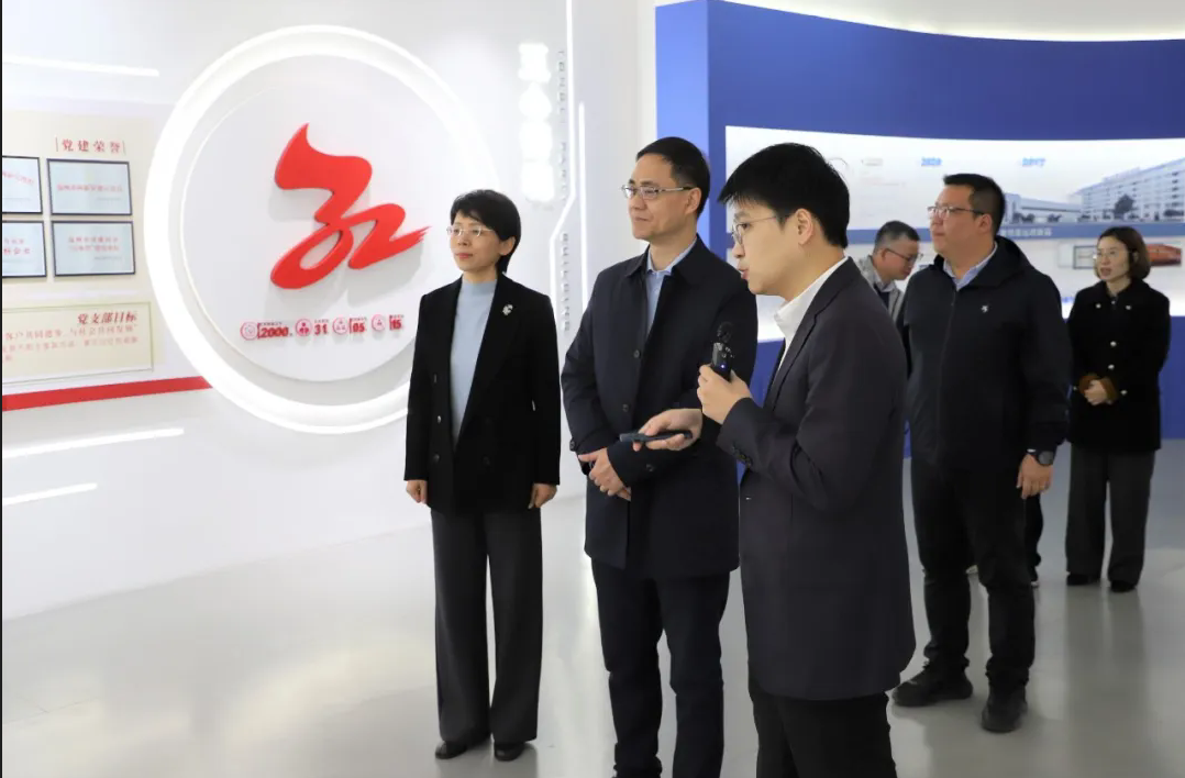 溫州市國防動員辦公室黨組書記、主任池曉榮一行調(diào)研通力科技